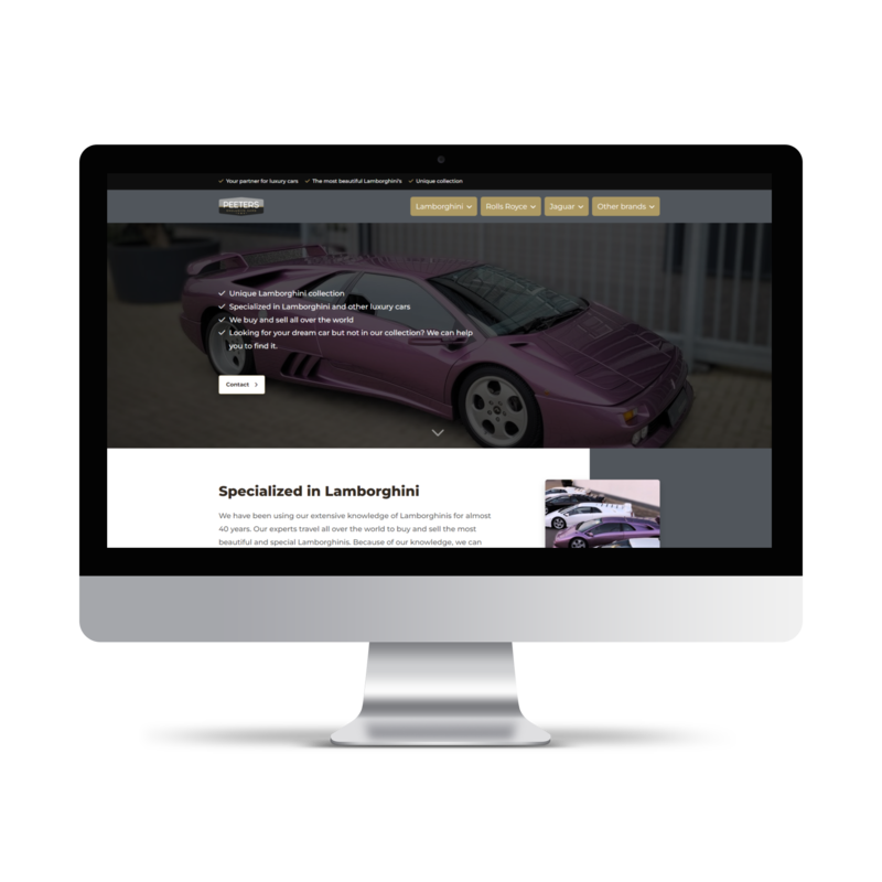 Auto website maken